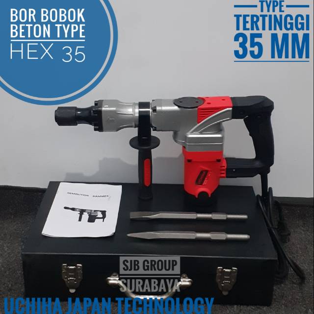 MESIN BOBOK BETON UCHIHA TYPE HEX 35 JAPAN TECHNOLOGY Shopee Indonesia