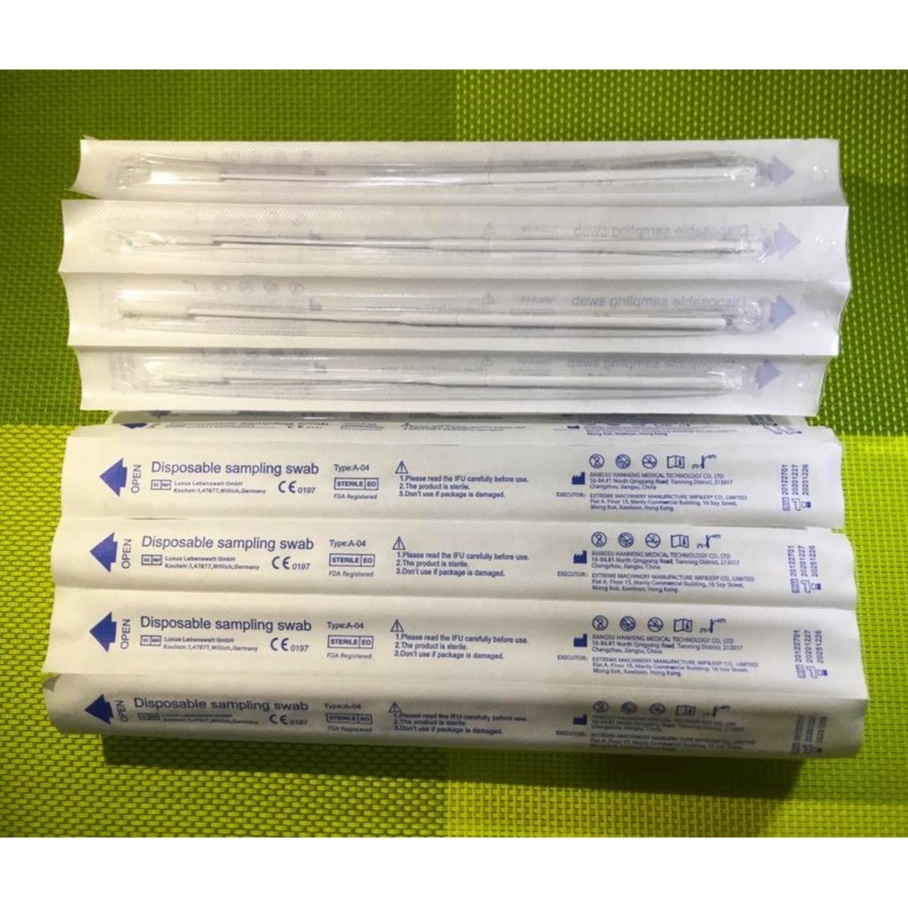 Jual Specimen Collection Swab NASAL ABBOT / Nasofaring Steril / Flocked