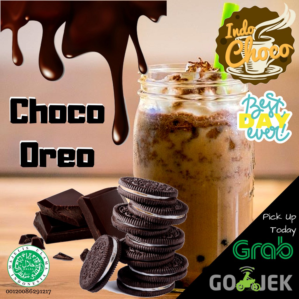 Bubuk Minuman Coklat rasa Choco Oreo 1 Kg / Nyoklat rasa Oreo / Choco
