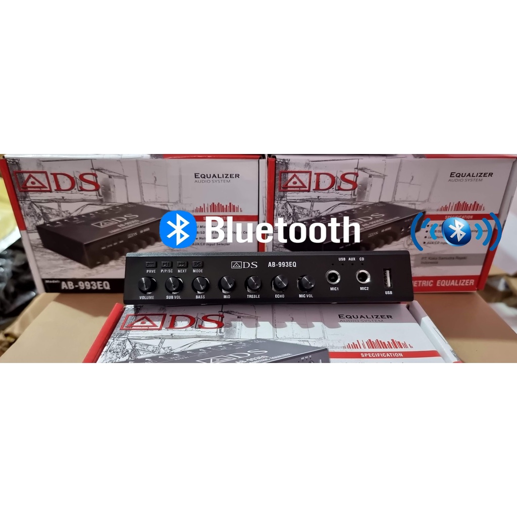 Jual PREAMP/PARAMETRIC AB993EQ KARAOKE USB BTOOTH ADS Shopee Indonesia