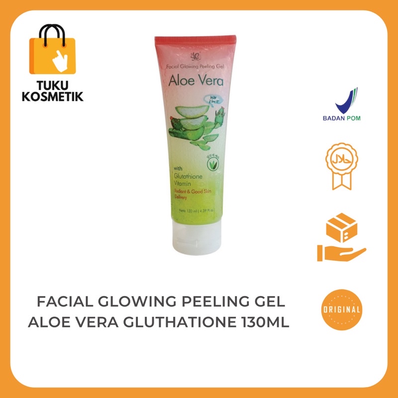 Jual SYB Facial Glowing Peeling Gel Aloe vera Glutathione 130ml
