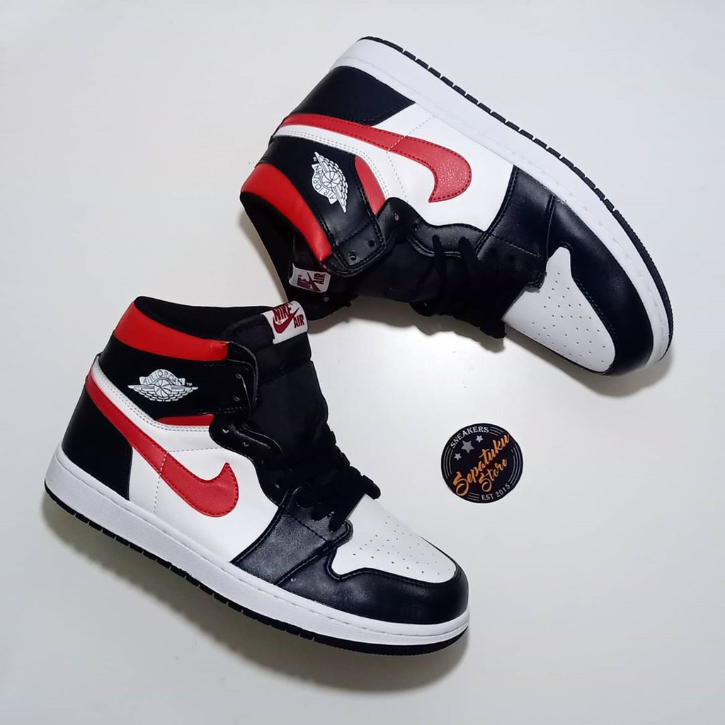 Jual Sepatu Nike Air Jordan 1 Retro High Og Gym Red Black Red White | Shopee Indonesia