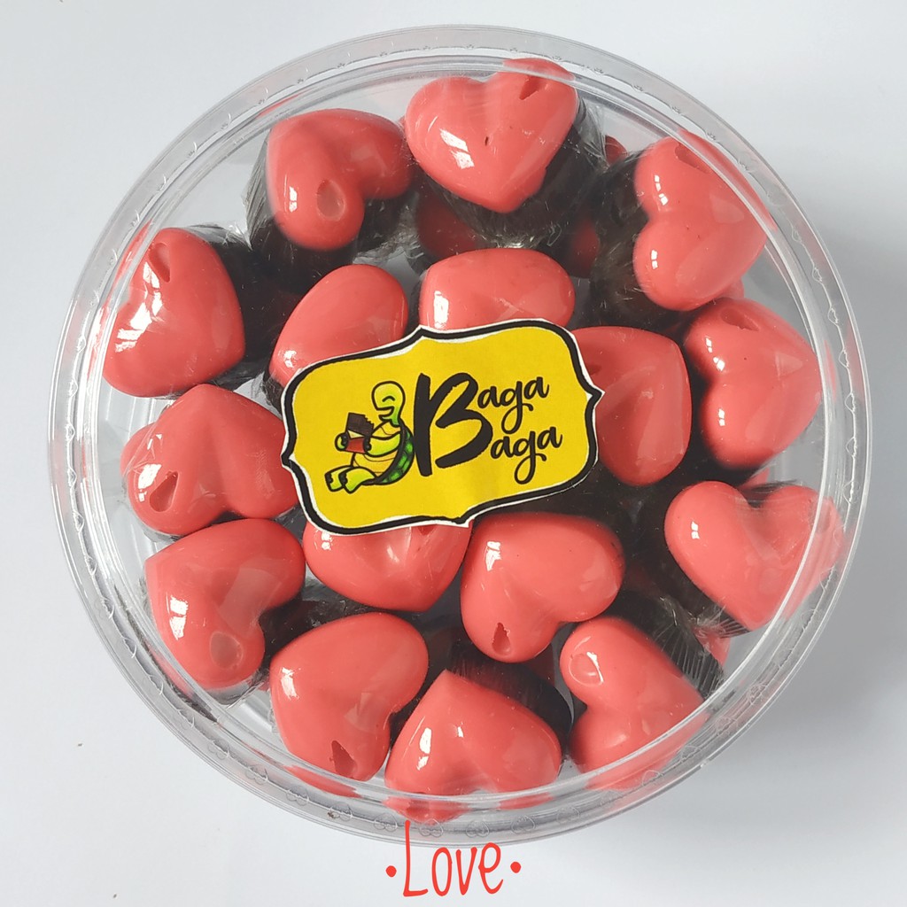 Jual Coklat Karakter Bentuk Love Hati 200Gr - Cokelat Hati Love Kiloan Indonesia|Shopee Indonesia