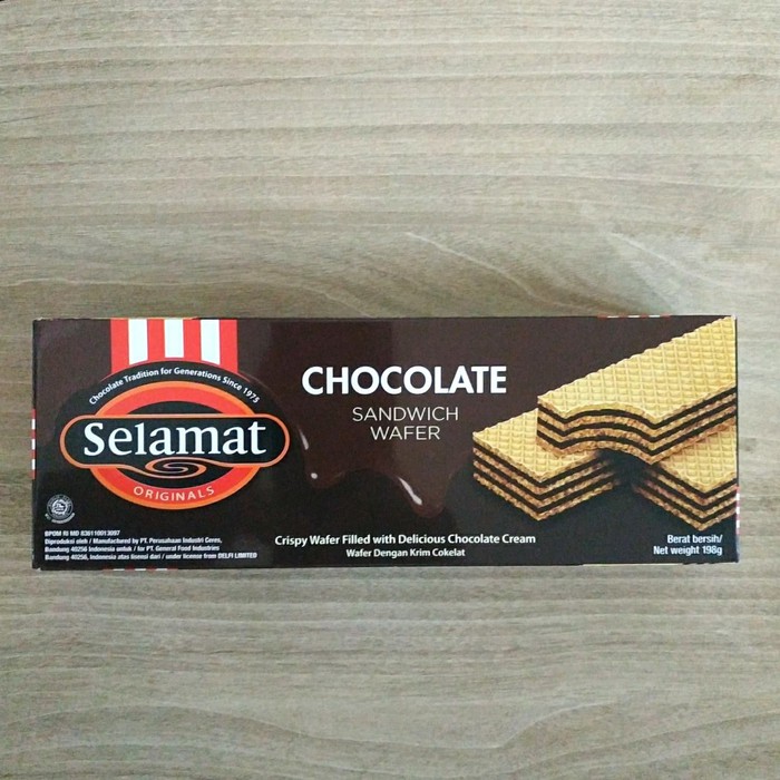 Jual Selamat Sandwich Wafer Coklat 198 Gr | Shopee Indonesia