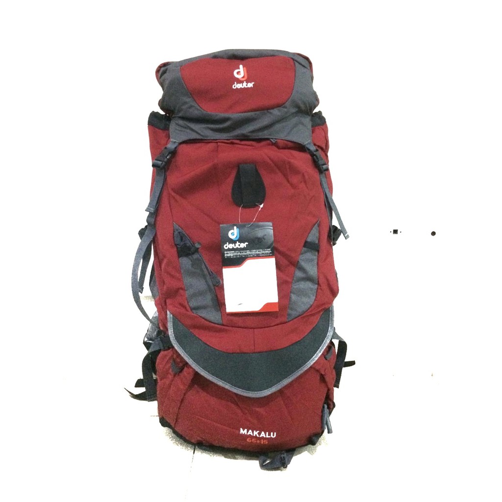 TAS GUNUNG DEUTER CARRIER DEUTER DEUTER MAKALU 60+15L MERAH
