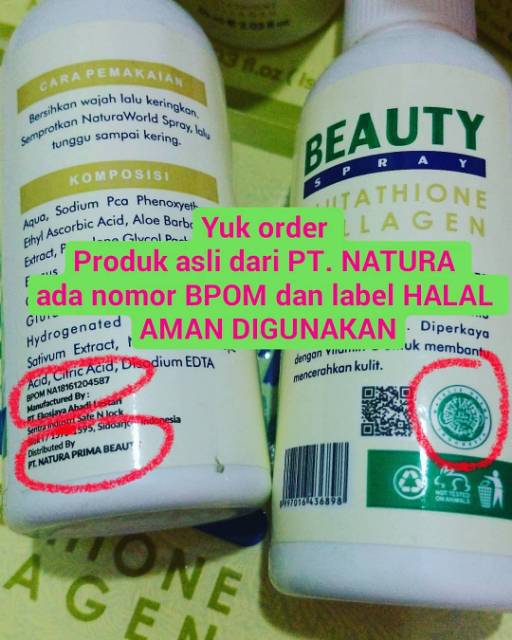 Kemasan Natura Beauty Spray Asli Dan Palsu Ide Siswa