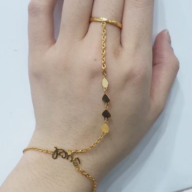 Cincin gelang emas asli kadar 700 model sambung soul 433 | Shopee Indonesia