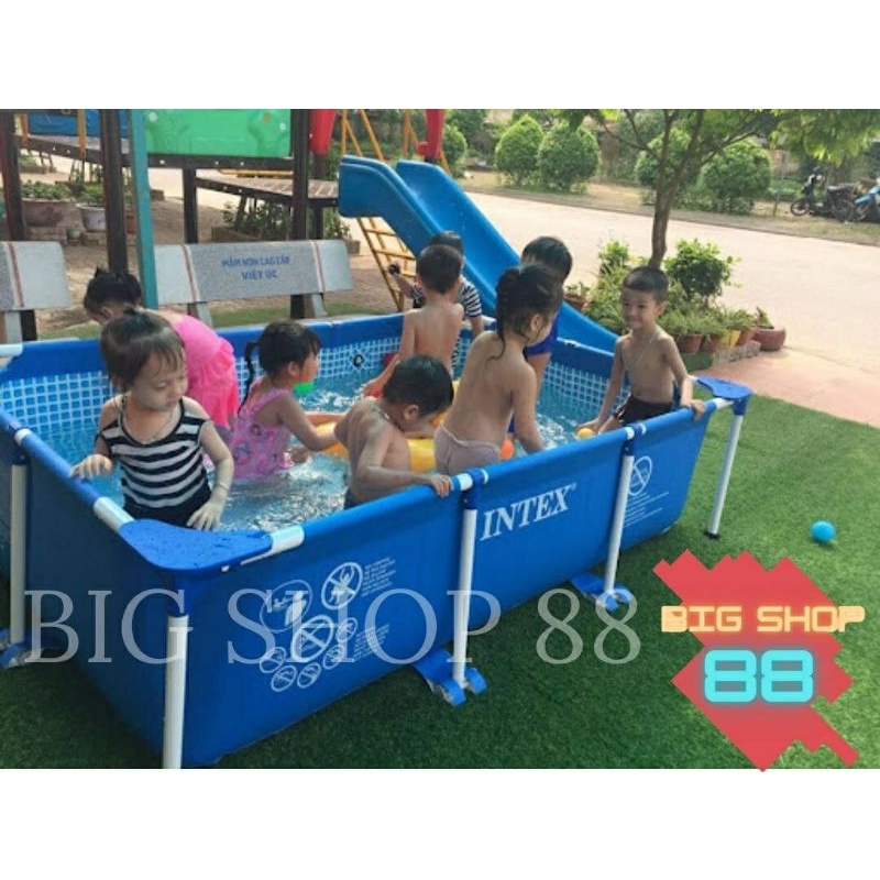 Jual Intex 28270 Kolam Renang Portable Kolam Renang Anak Balita Frame Pool 220X150X60 Cm | Shopee Indonesia