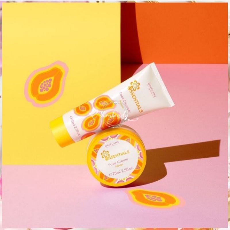 Jual Essentials Face cream papaya / Essentials face cleanser papaya Shopee Indonesia
