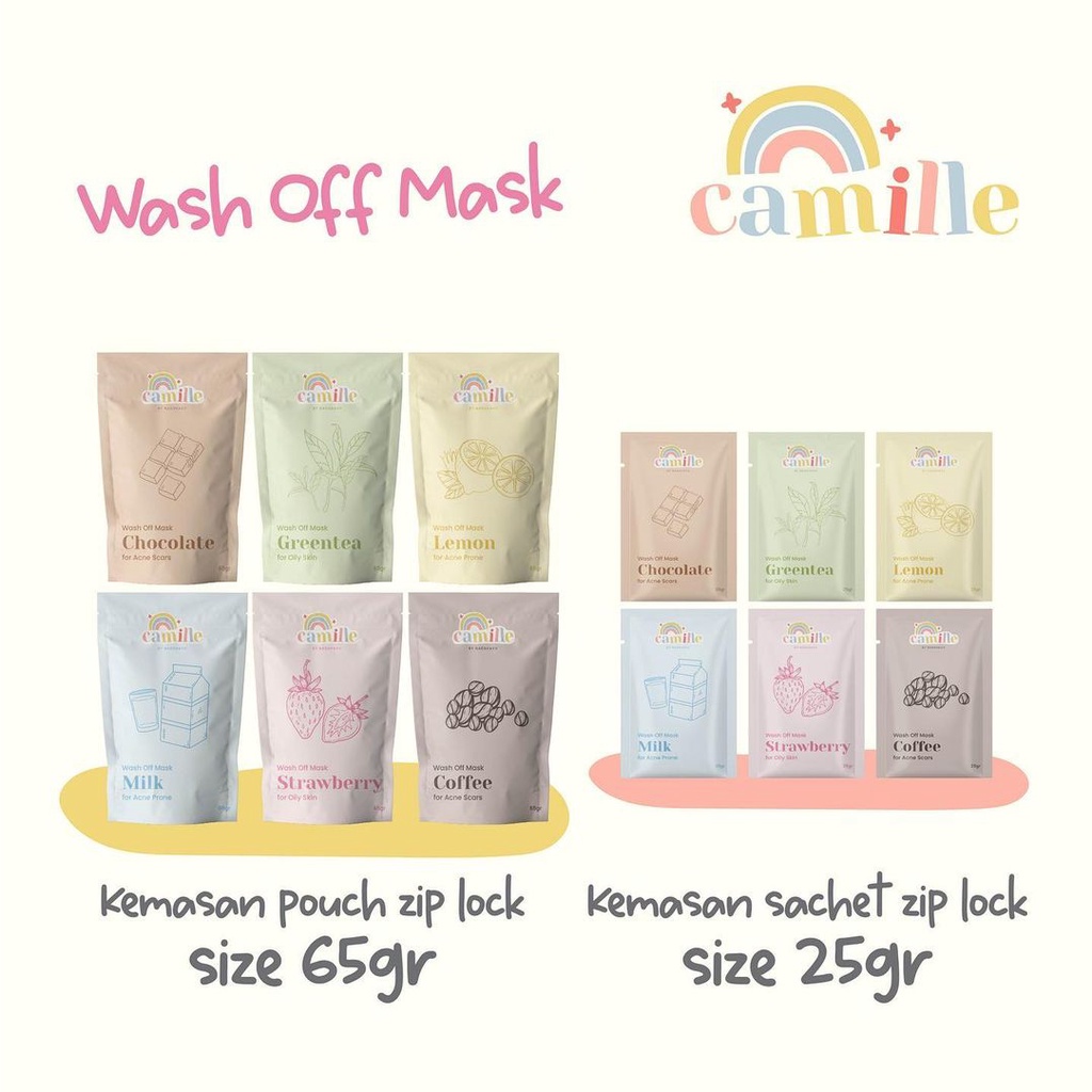 Jual Ready masker camille beauty face mask masker daisy organic peel