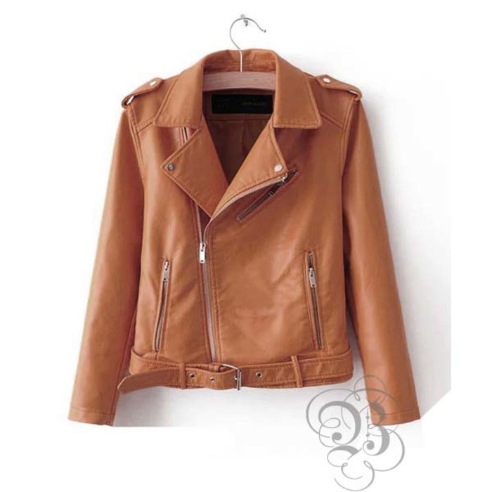 Jual Jaket Raisa Warna Coklat Tan | Shopee Indonesia