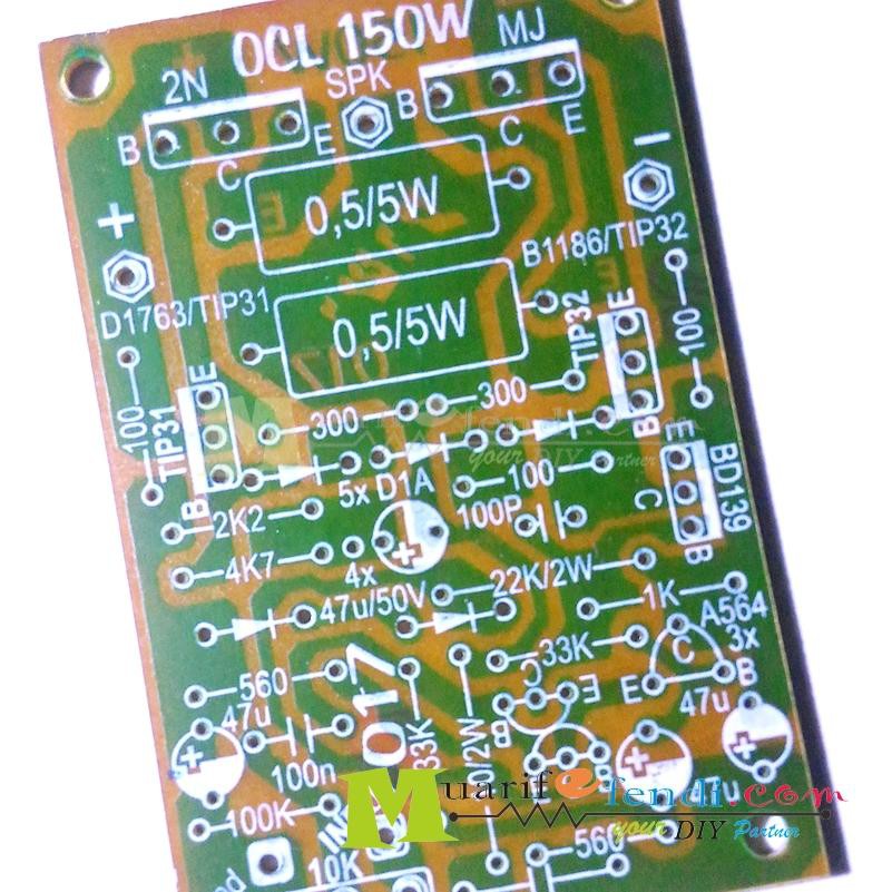 Layout Pcb Amplifier Ocl 150 Watt PCB Circuits