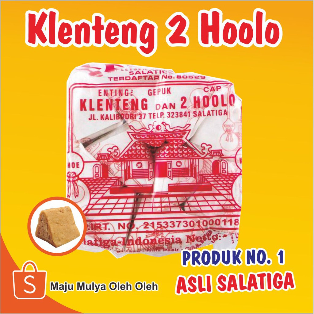 ENTING GEPUK KLENTENG & 2 HOOLO ISI 10 BIJI / SALATIGA