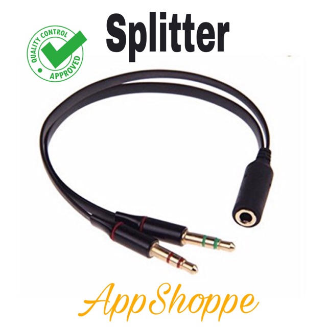 Jual Headphone Splitter 3.5Mm Female To 2 Dual 3.5Mm Male Headphone Audio Splitter Headset To Pc Adapter | Shopee Indonesia