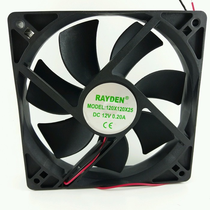 Jual Kipas Pendingin Cooling Fan DC 12V Ukuran 12cm X 12cm X 2.5cm