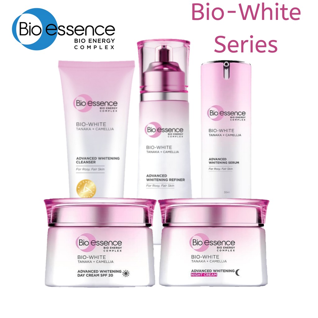 Bio Essence Bio White Tanaka Toner Refiner Day Night Cream Cleanser