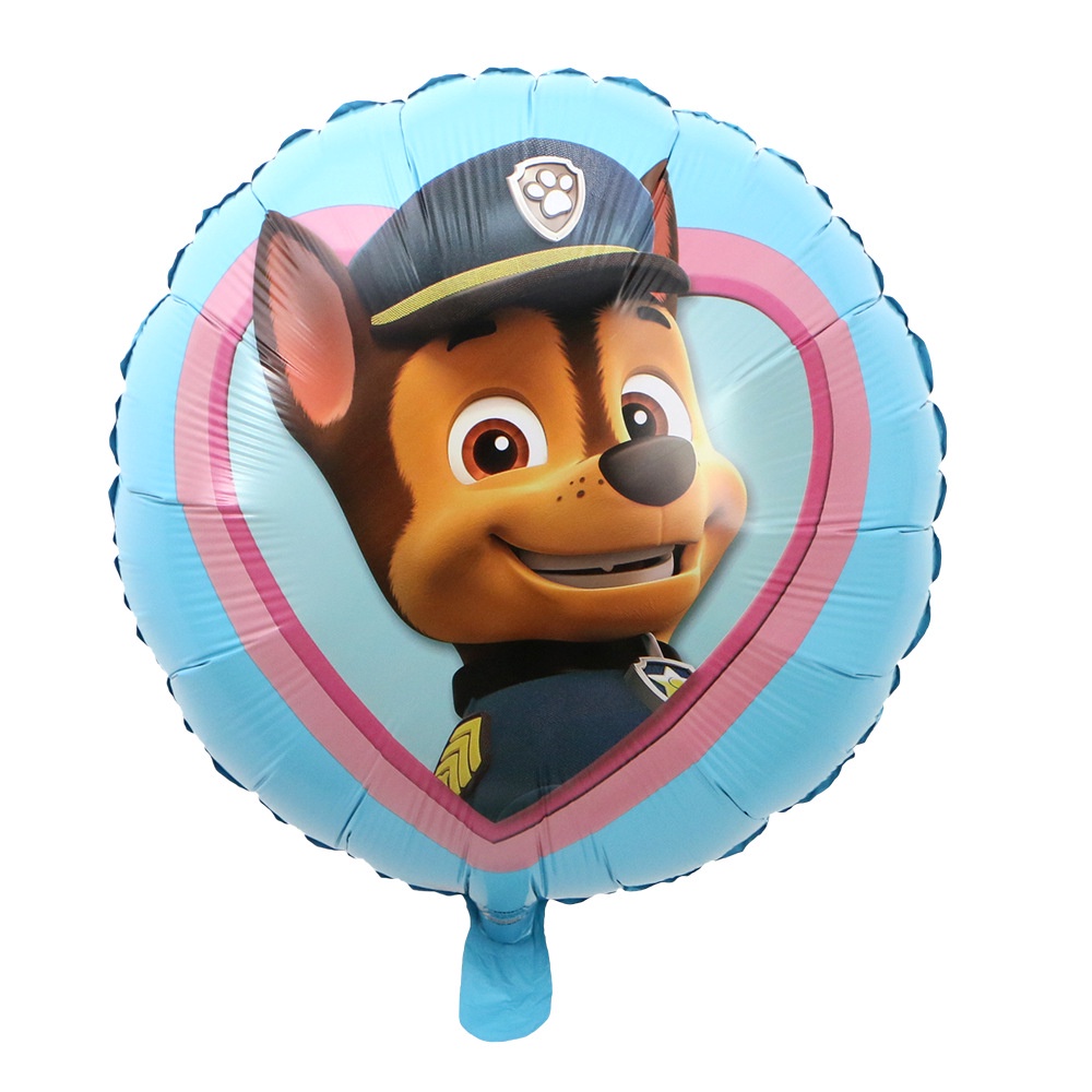 Jual Balon Foil Paw Patrol Bulat / Round Rubble, Skye, Marshall, Chase Size 45 Cm | Shopee Indonesia