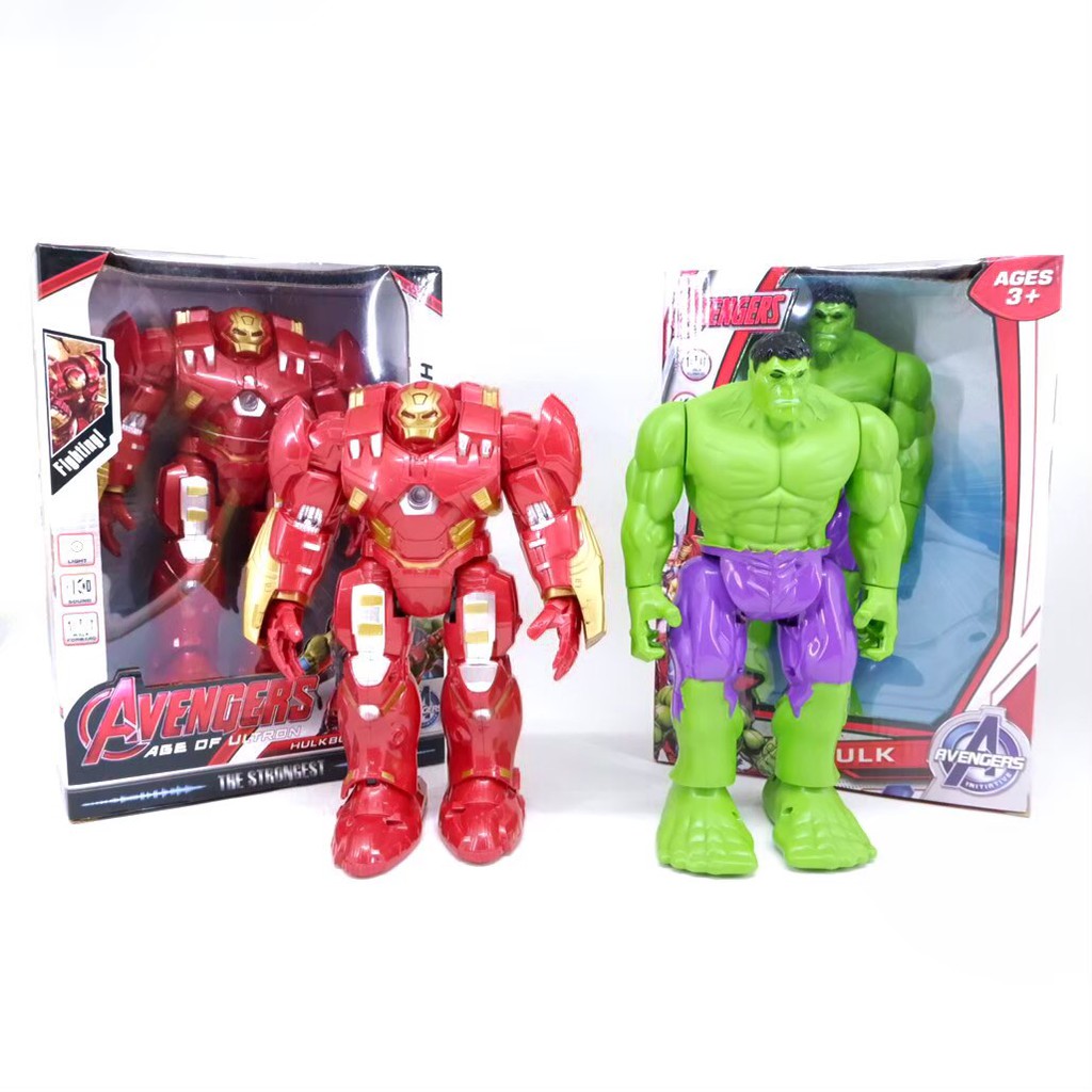 Jual Zoomstore.id-Mainan Anak Hulk Dan Hulk Buster Iron Man Avengers Marvel | Shopee Indonesia