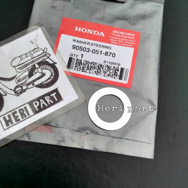 Ring baut komstir kones segitiga atas honda win 100 gl cb s90 benly tiger  megapro cb150 original AHM | Shopee Indonesia