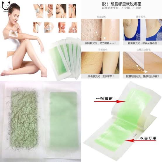 Jual Hair removal strip /waxing strip / paper cold wax kertas pencabut