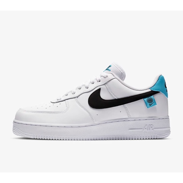 Jual Nike Air Force 1 '07 Worldwide Blue Fury Original | Shopee Indonesia