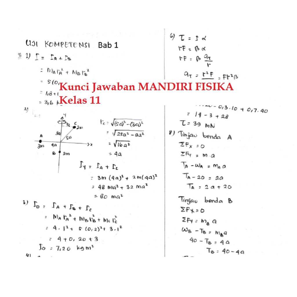 Uji Kompetensi Semester 1 Fisika Kelas 11 - Buku Pintar Belajar Fisika