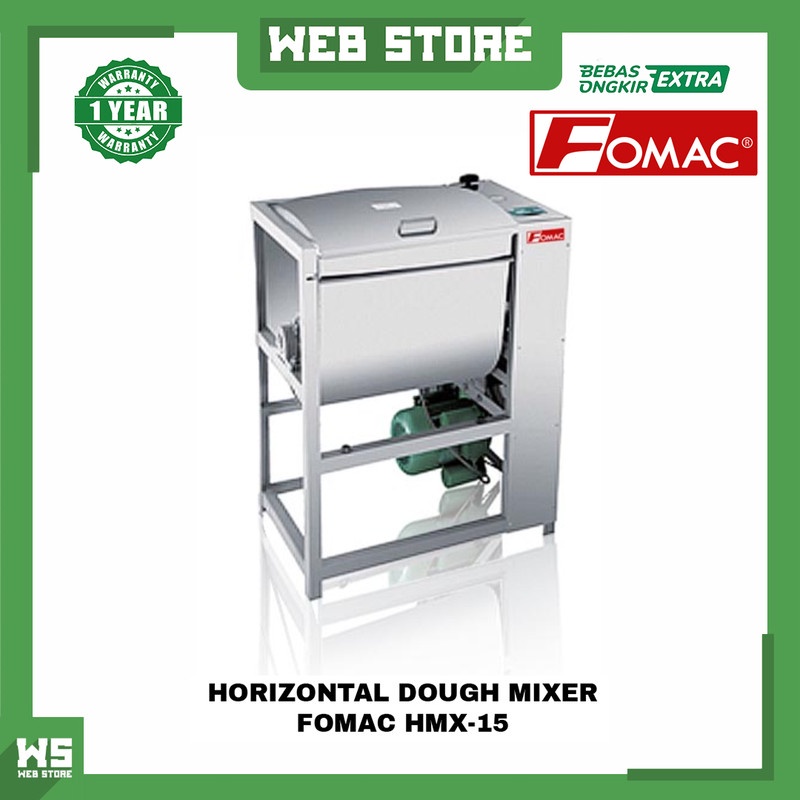 Jual Horizontal Dough Mixer Mesin Pengaduk Adonan Mie FOMAC HMX15