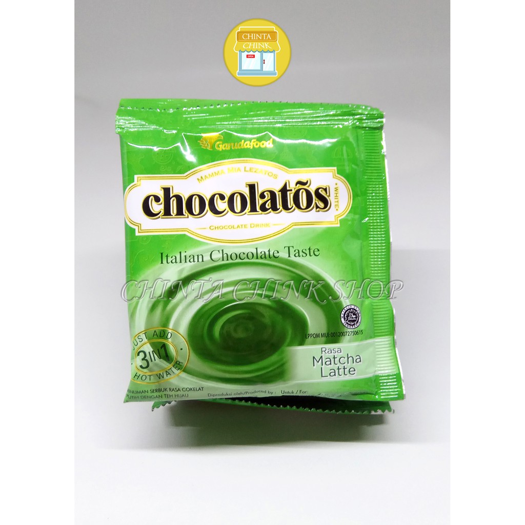 Chocolatos Drink Matcha Latte Renceng Isi 10scht x 26g Shopee Indonesia