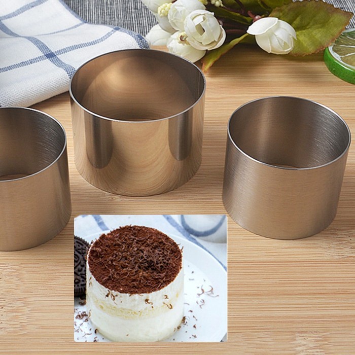 Jual 3 Size mousse cake ring mousse ring cookie cutter set 20cm, 15cm
