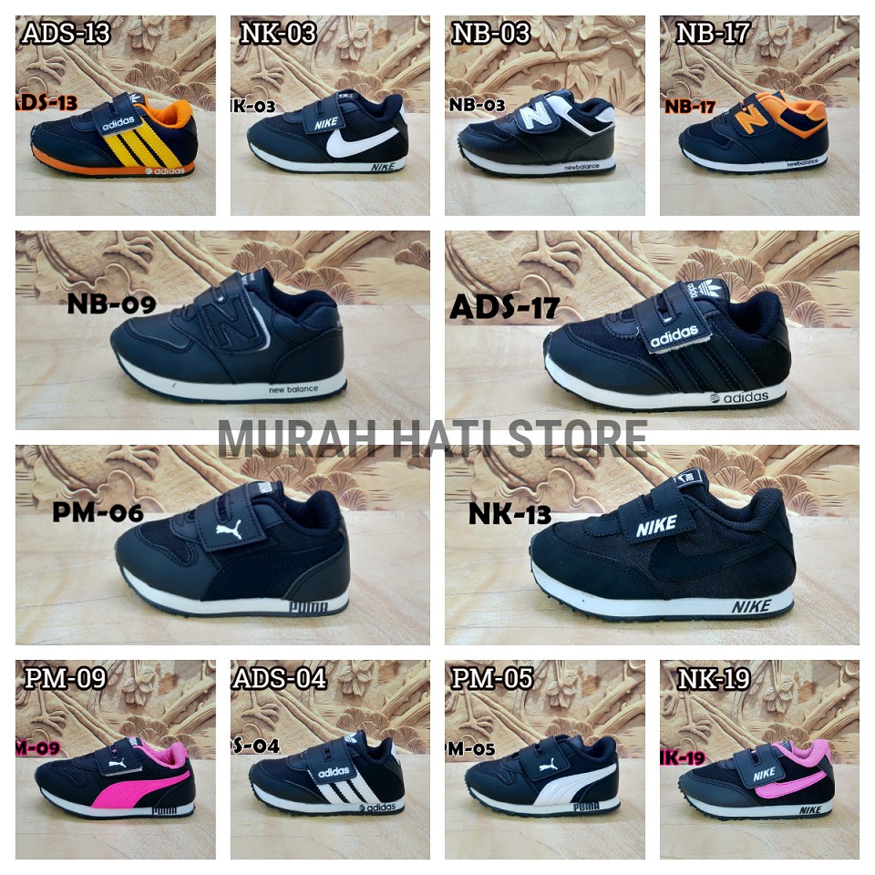 MHS03 SEPATU SEKOLAH ANAK LAKI LAKI PEREMPUAN HITAM TK SD CEWEK COWOK 1