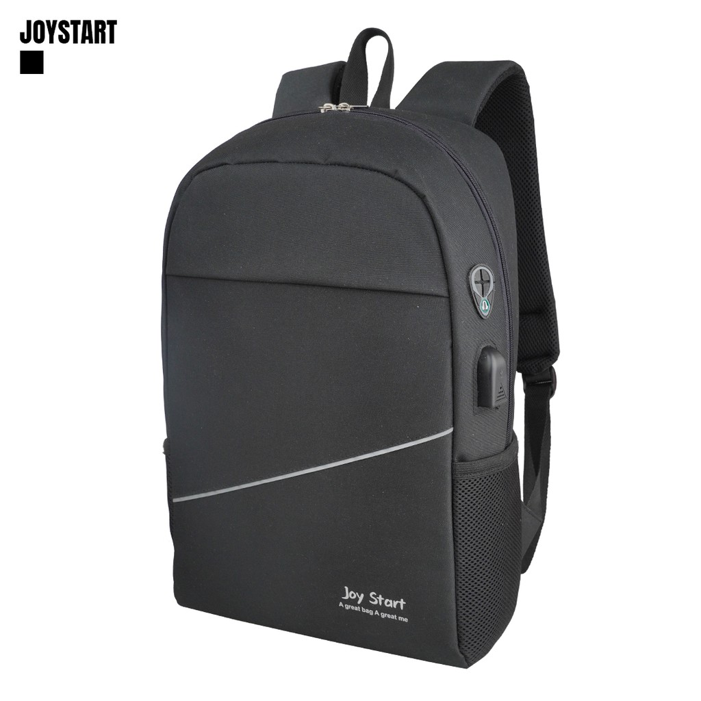 Buy Ransel FREE Tas Selempang / Slempang Joy Start Anti Air & USB Charger Earphone Hole HIGH