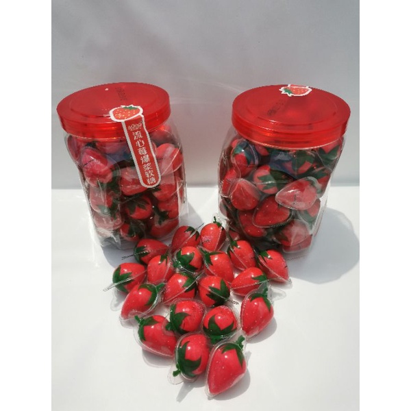 Jual COD NATAL [1 PC] Strawberry Gummy/Gummy Jelly Halal /Gummi jelly