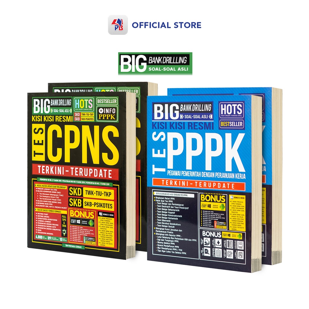 Jual Buku cpns dan pppk 2022 2023 Best Seller Untuk Umum/perawat/bidan