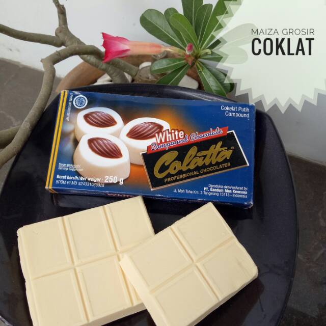 Jual Coklat Colatta Putih Patahan Kemasan Repack / 1Kg | Shopee Indonesia