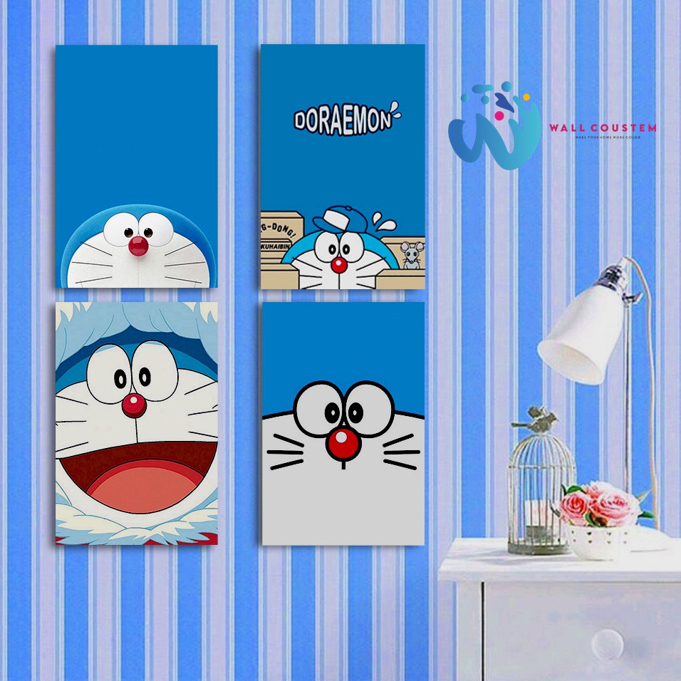 HIASAN DINDING MURAH / HIASAN KAMAR / HIASAN RUMAH / DEKORASI DINDING  DORAEMON 20x30 | Shopee Indonesia