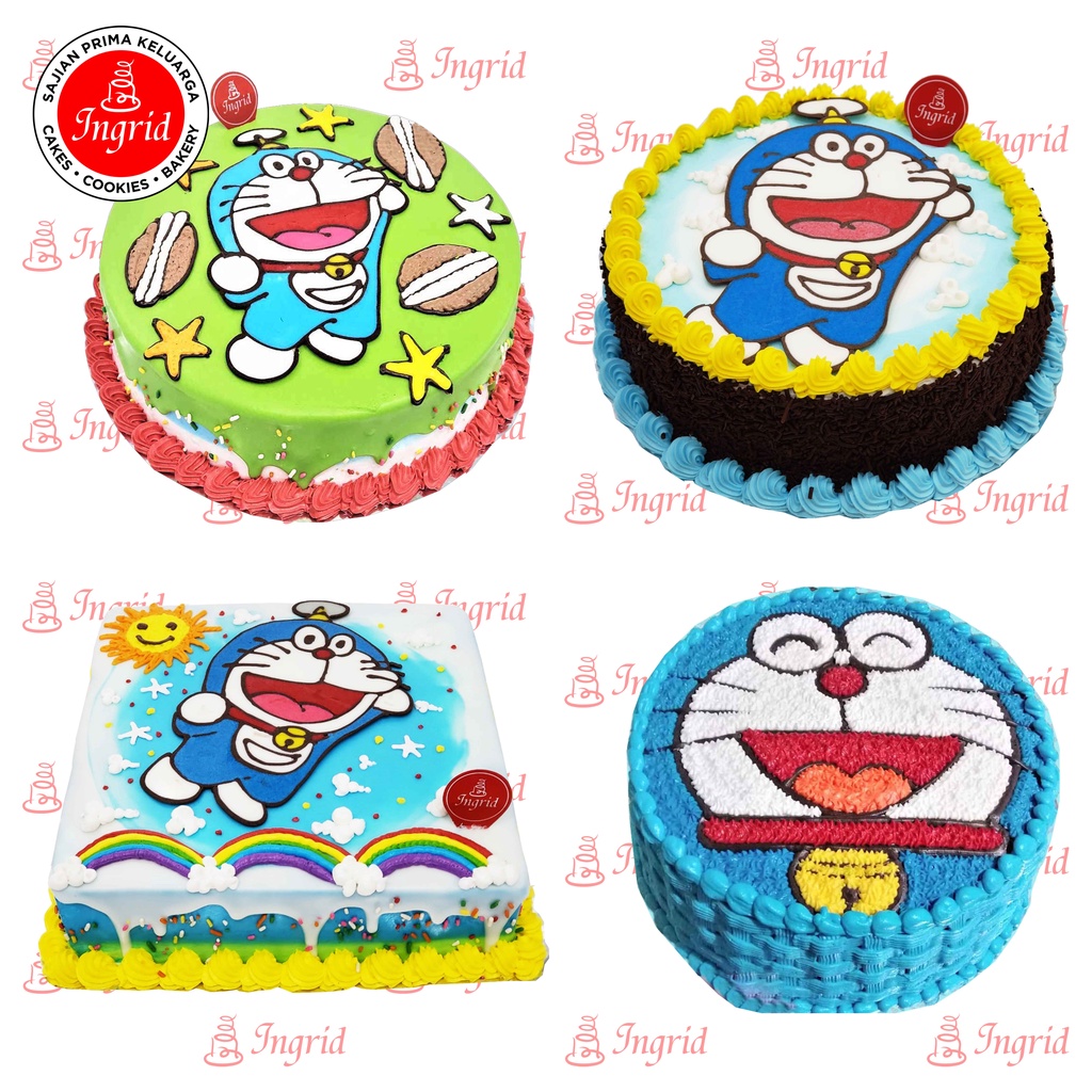 Jual Kue Ulang Tahun Doraemon / Kue Ultah Anak / Birthday Cake / Kue
