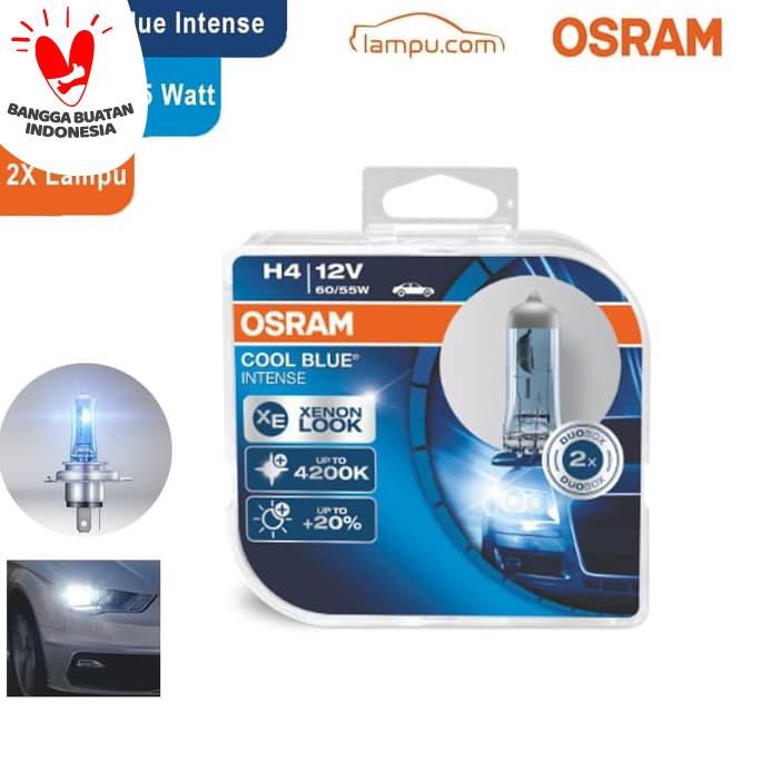 Jual Osram Lampu Mobil H4 Cool Blue Intense 12V 60/55W - 64193Cbi | Shopee Indonesia