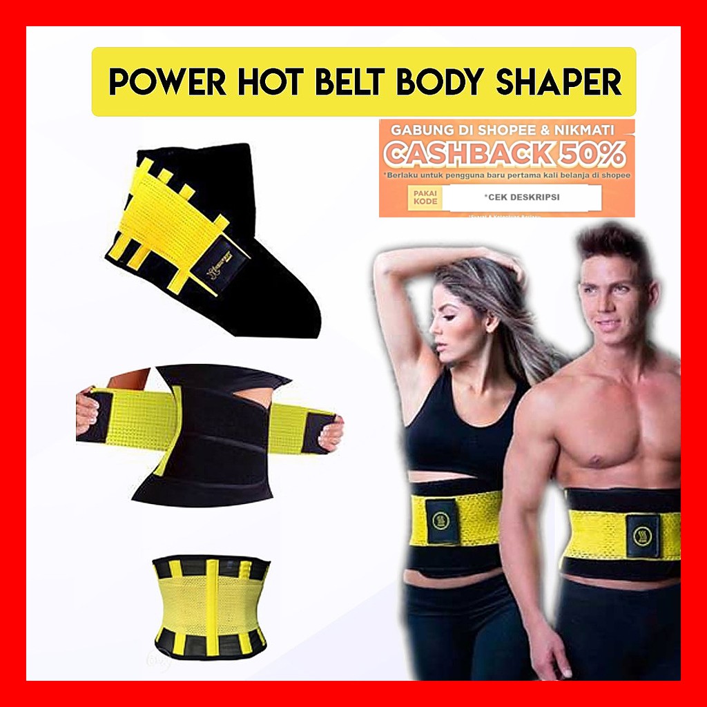 Korset / Sabuk Pelangsing Perut Murah Hot Shapers Power
