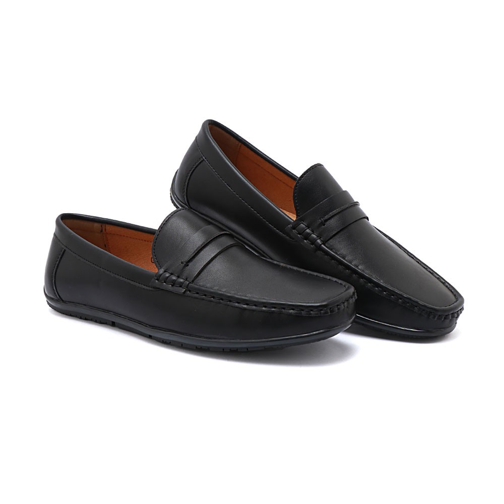 Gabino Sepatu Pria Moccasin Slip On Casual Neuer BlackG2BB9006