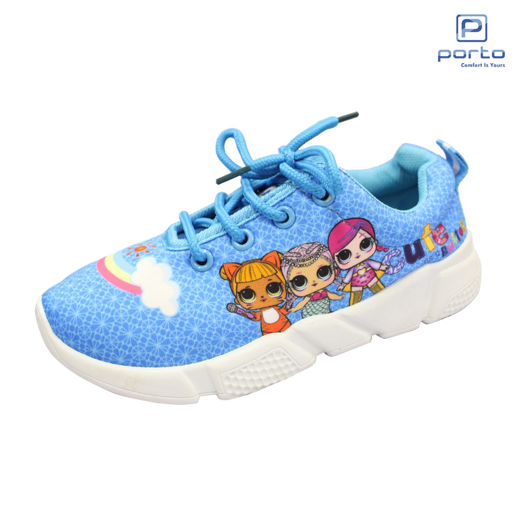 Porto Sepatu Sneakers Olahraga Anak Perempuan Bayi Balita Gambar
