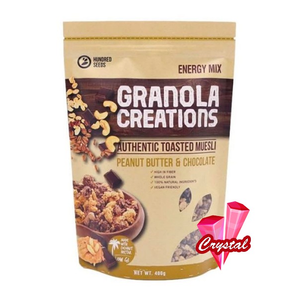 Jual Granola Creation 400 GRAM Peanut Butter & Chocolate Creations