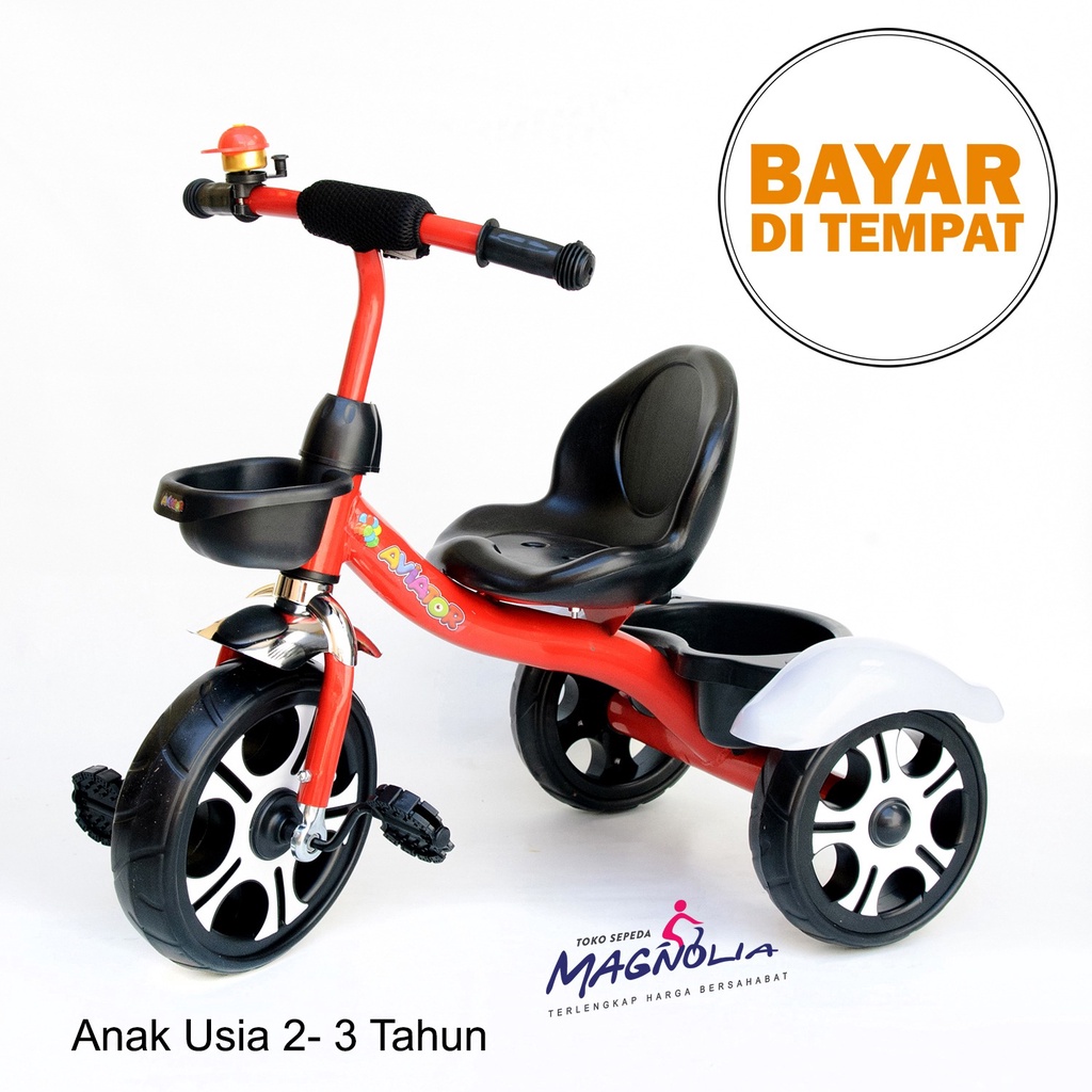 Jual Sepeda Roda Tiga Sepeda Tricycle Aviator Anak 2 -3 Tahun Mainan Anak | Shopee Indonesia
