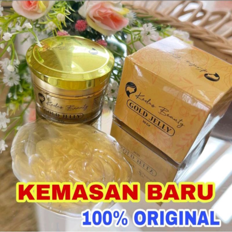 Jual gold jelly kedasbeauty original (kemasan baru) GOLD JELLY Shopee