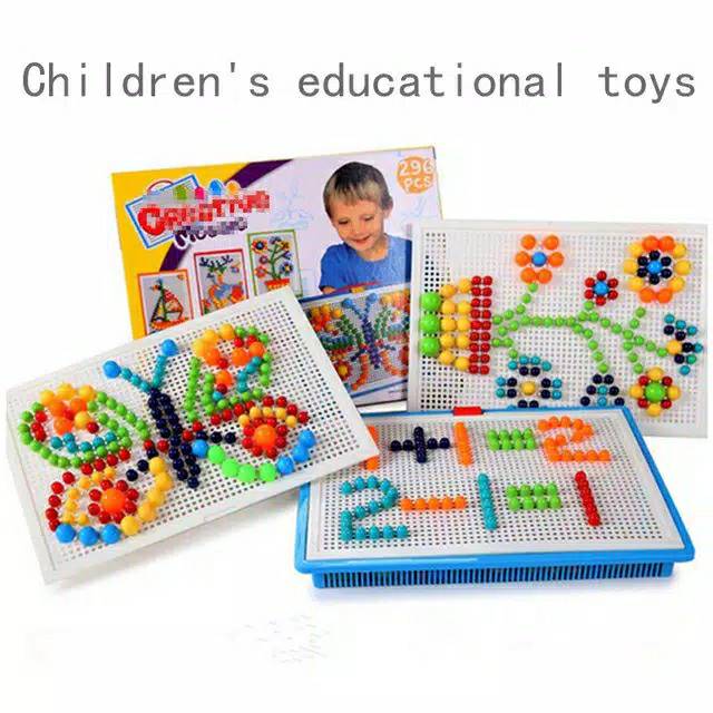 Jual Mainan Edukasi Puzzle Jamur Creative Mosaic 3D 296 Pcs Jamur Colourfull Mainan Anak Kreatif | Shopee Indonesia