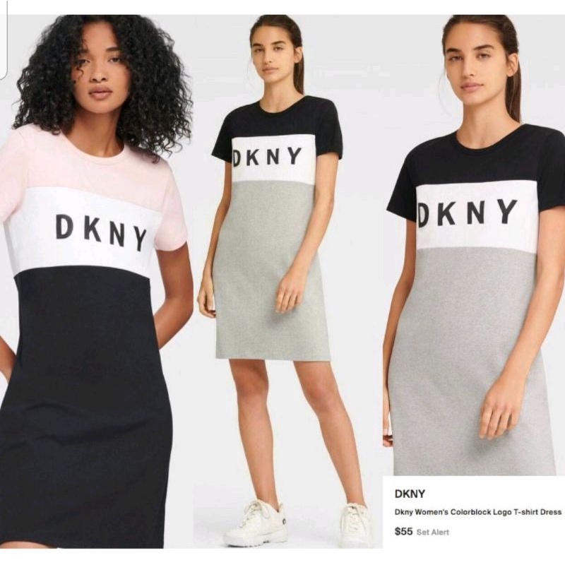 Jual Branded Original DKNY Dress Baju Terusan Colorblock (Sisa Export