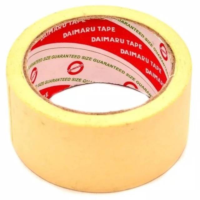 Jual Masking tape daimaru 2 inch/lakban kertas 2 inch