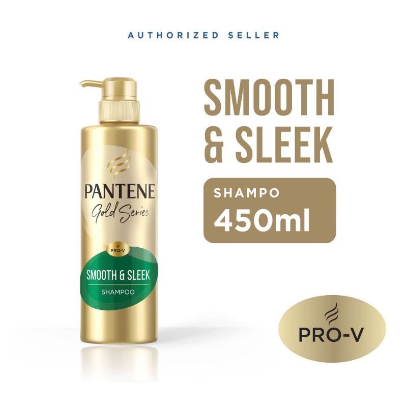 Jual Pantene Shampoo Gold Series Smooth and Sleek 450 ml Shopee Indonesia