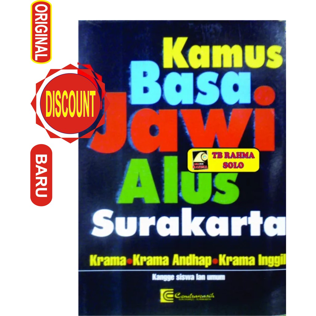 Kamus Bahasa Krama Alus Info Study