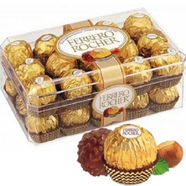 Jual Ferrero Rocher Isi 30 Pcs 375 Gr Exp Oktober 2020 | Shopee Indonesia