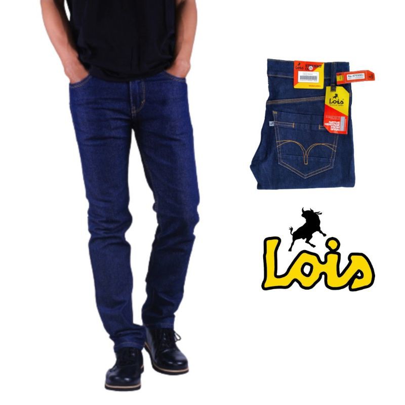 Celana Lois Celana Jeans Lois Garmen Denim Slimfit Pensil Melar Halus Shopee Indonesia